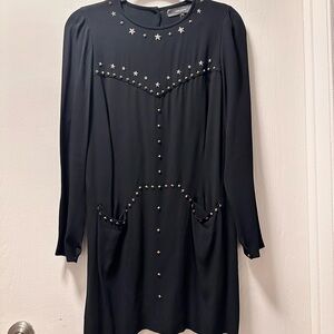 Y2K Isabel Marant Black Dress with Studs - Excellent Condition - a classic!